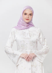Grace Satin Hijab - Soft Lilac by Minnaba